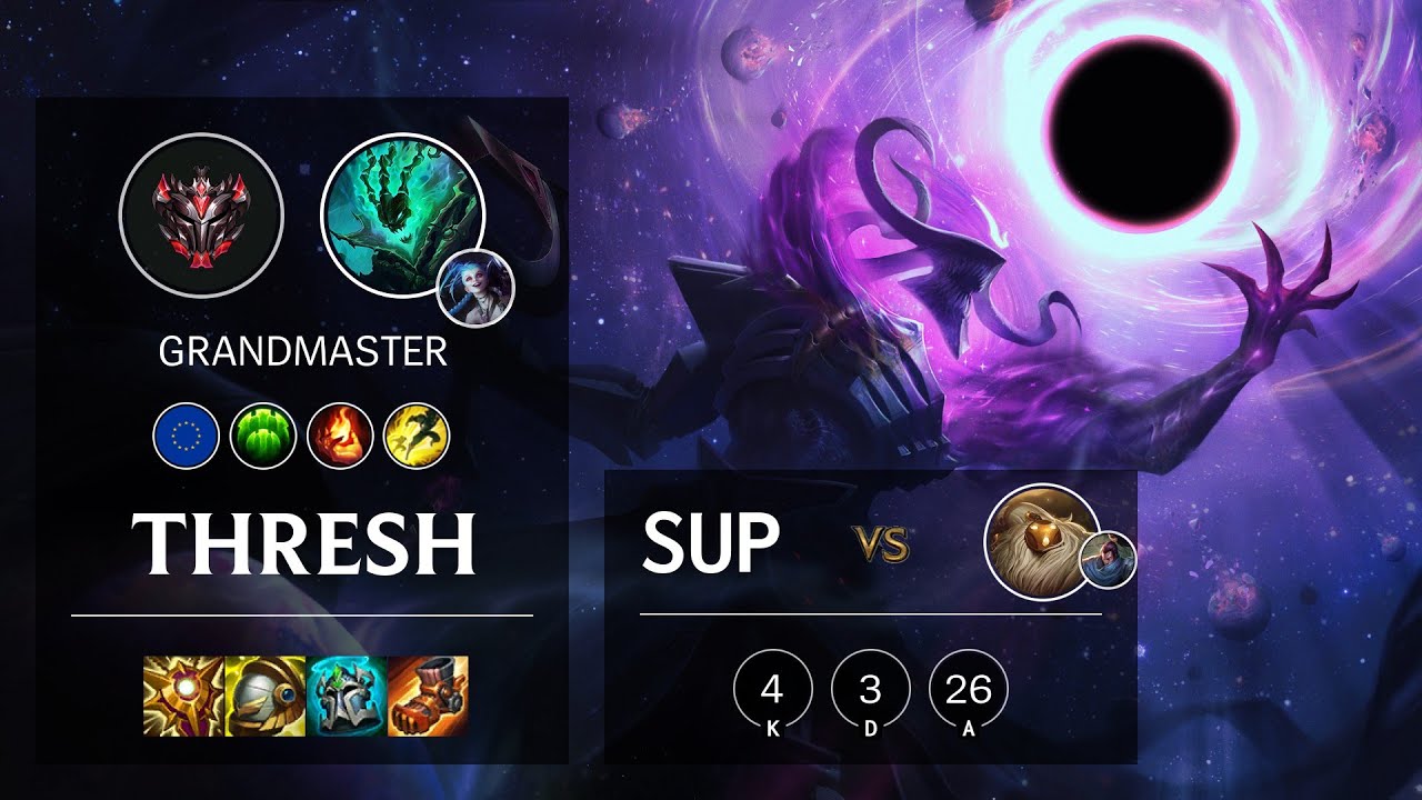 Thresh Support vs Bard - EUW Grandmaster Patch 11.13
