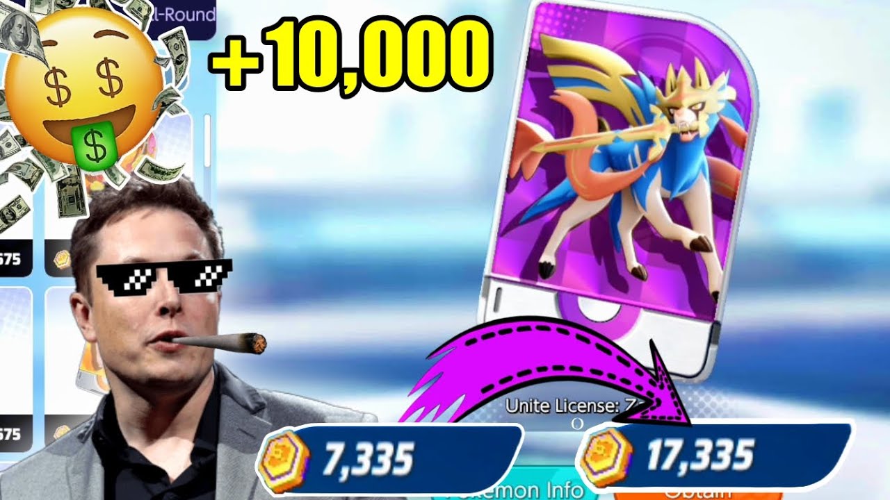 I SCAMMED Pokemon unite to BUY ZACIAN 😂😜 ll Pokemon unite