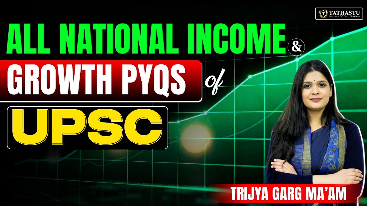 Master UPSC Prelims: National Income & Growth PYQs 2011-2025 Solved Live | UPSC Economy PYQs
