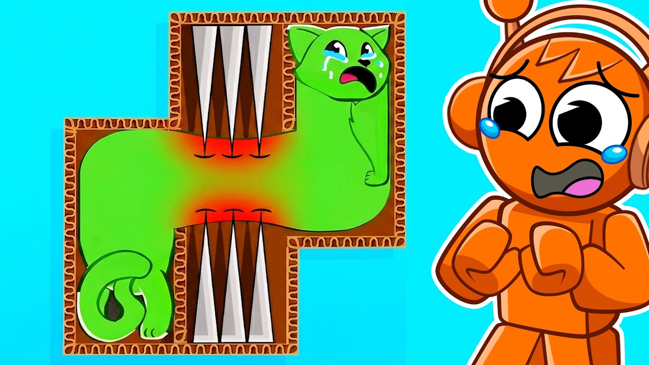 Colocando os Gatos EM LUGARES PERIGOSOS!! Em Puzzle Cats