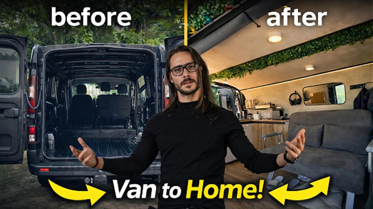 I Built My Camper Van (From Empty Van to tiny Home)
