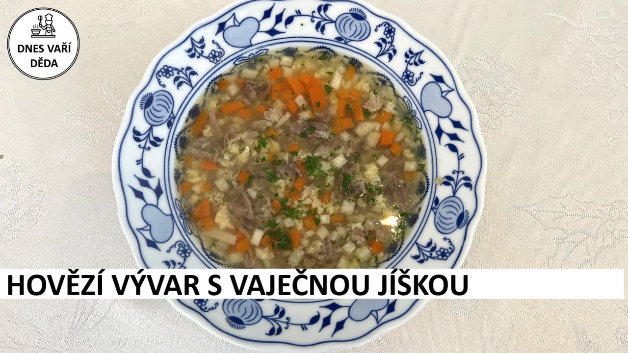 Hovězí vývar s vaječnou jíškou | Josef Holub