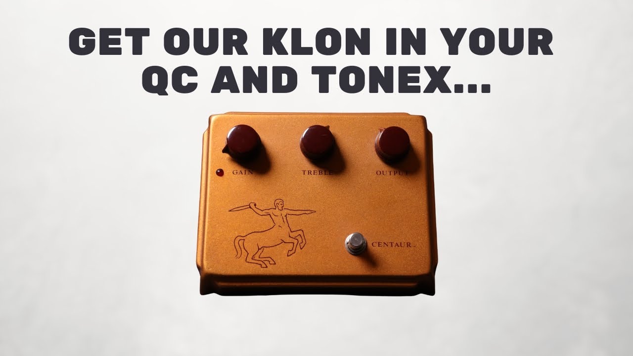 Klon Centaur Drive Captures Demo - Quad/Nano Cortex, TONEX