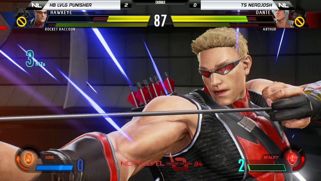 NLBC v.84 - Marvel vs Capcom Infinite - HB LVLG Punisher vs TS NerdJosh [1080p/60fps]