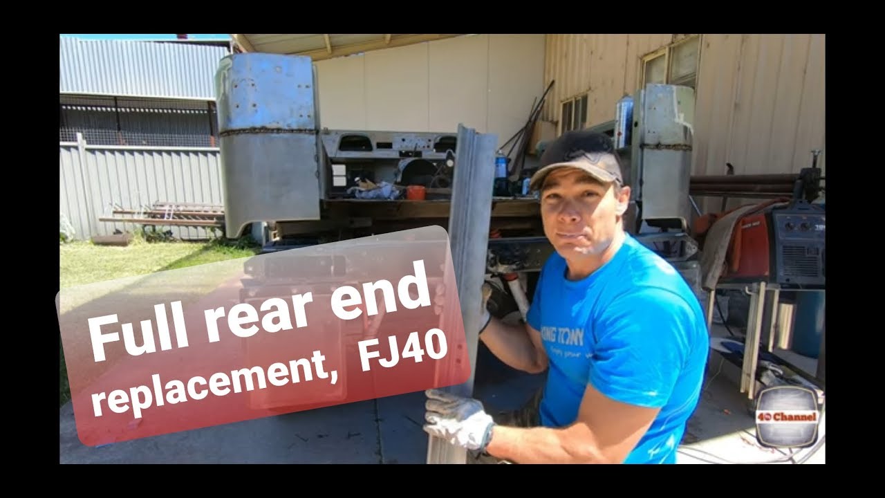 EP25 - FJ40 Rear tub repair and full rear end replacement.