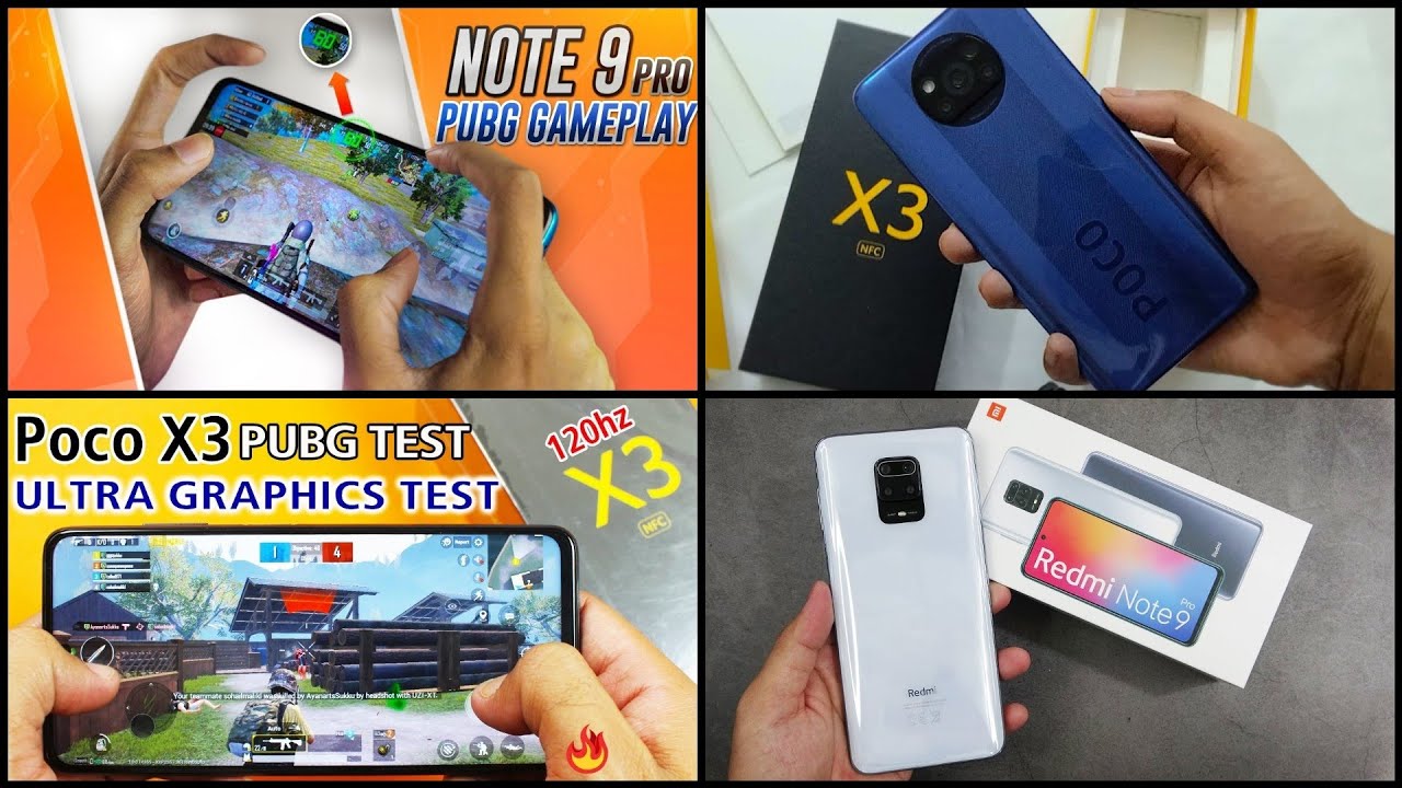 POCO X3 & NOTE 9 PRO: PUBG /GRAFICS AND GAMEPLAY TEST)