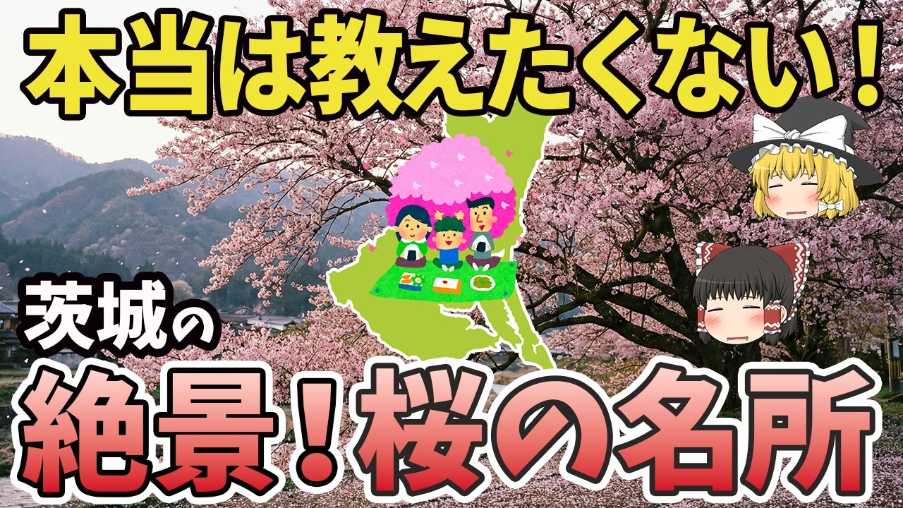 【茨城】他県民は知らない！茨城の花見スポット１２選【ゆっくり解説】