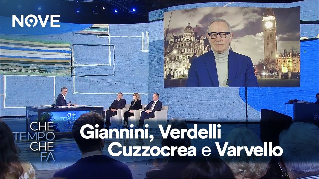 L'attualità con Giannini, Verdelli, Cuzzocrea e Varvello | Che tempo che fa