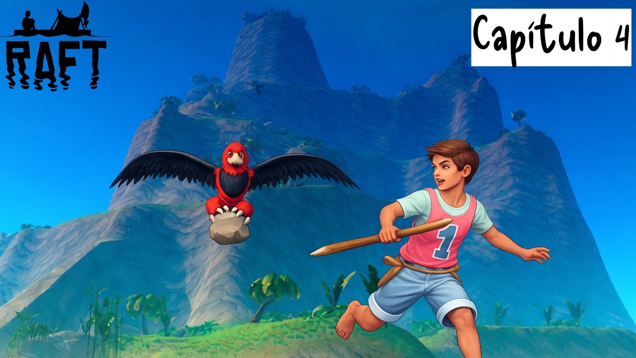 ! ENCUENTRO UNA ISLA GIGANTE Y ME ATACA EL PAJARO ¡ - Capítulo 4