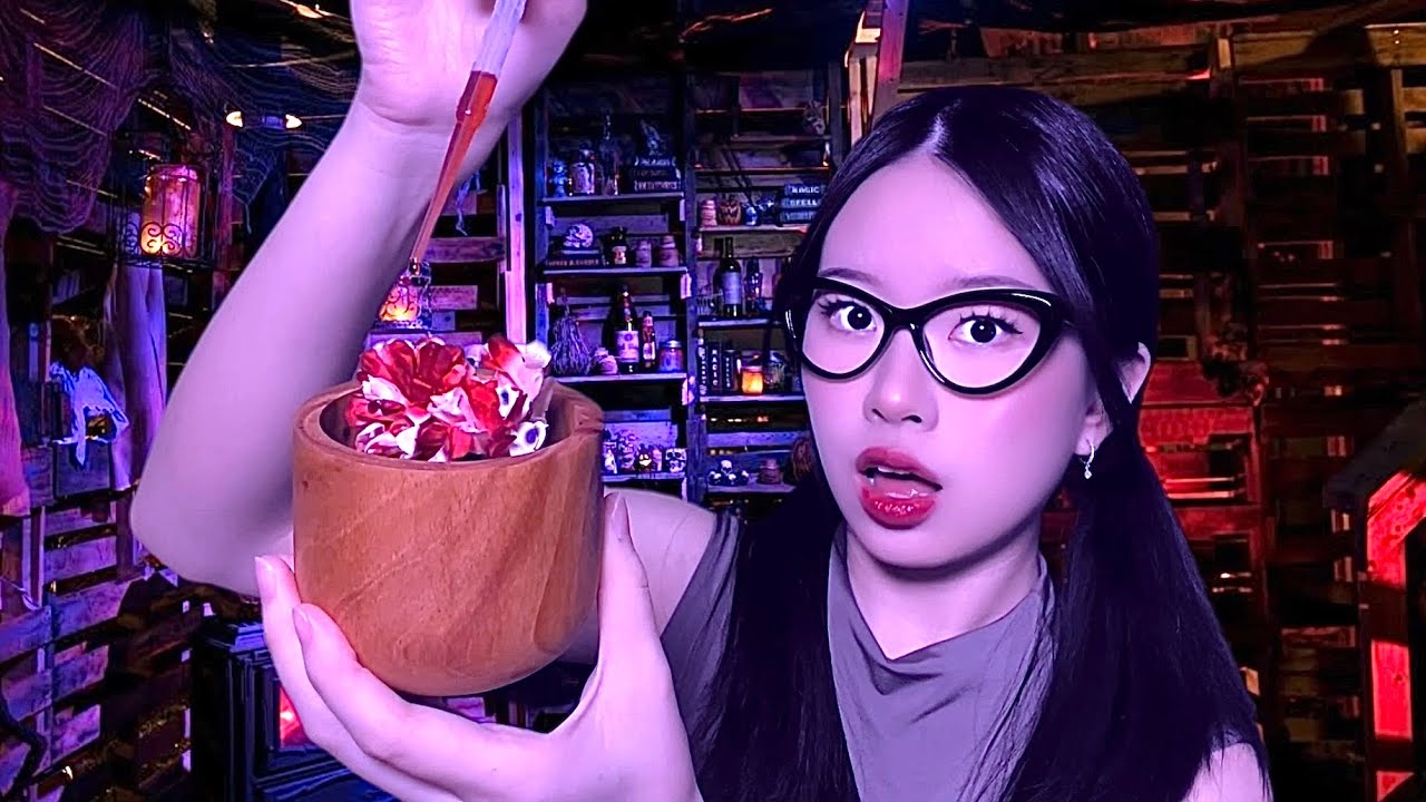 [ASMR] Odd Forgetful Witch Brews You a Potion🔮 (gone wrong…)