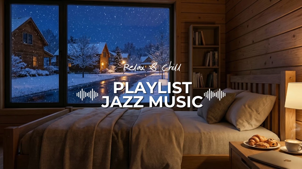 Soft Jazz Winter Vibes – Focus Music for Studying and Relaxing