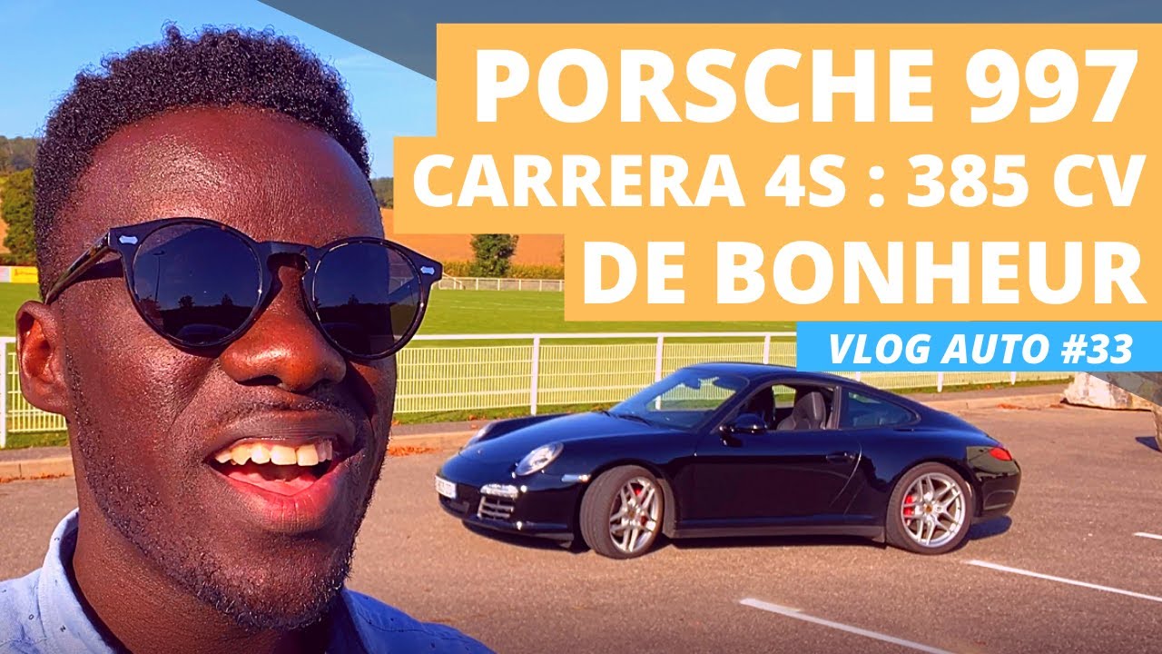 PORSCHE 997 CARRERA 4S, 385 CV : LE  BONHEUR ! (GRAND FORMAT)