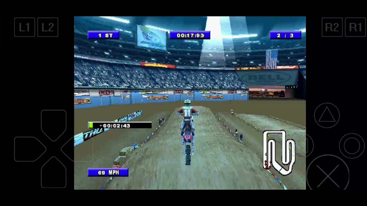 Championship Motocross 2001 featuring Ricky Carmichael Gameplay epsxe 2.0.14 Android