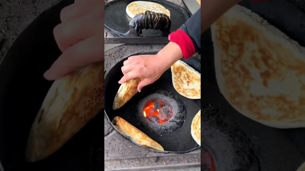 Yummy Crispy Shao  Bing#satisfying #shortvideo