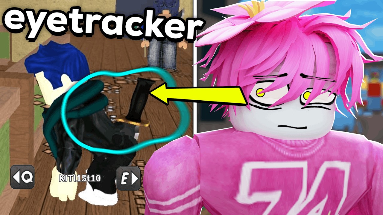 Я играл в MM2 с помощью EYETracker...