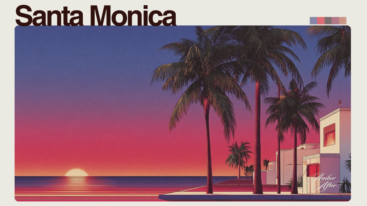 Jazz House Mix | Santa Monica Sunset | Deep Jazzy House for Focus & Study
