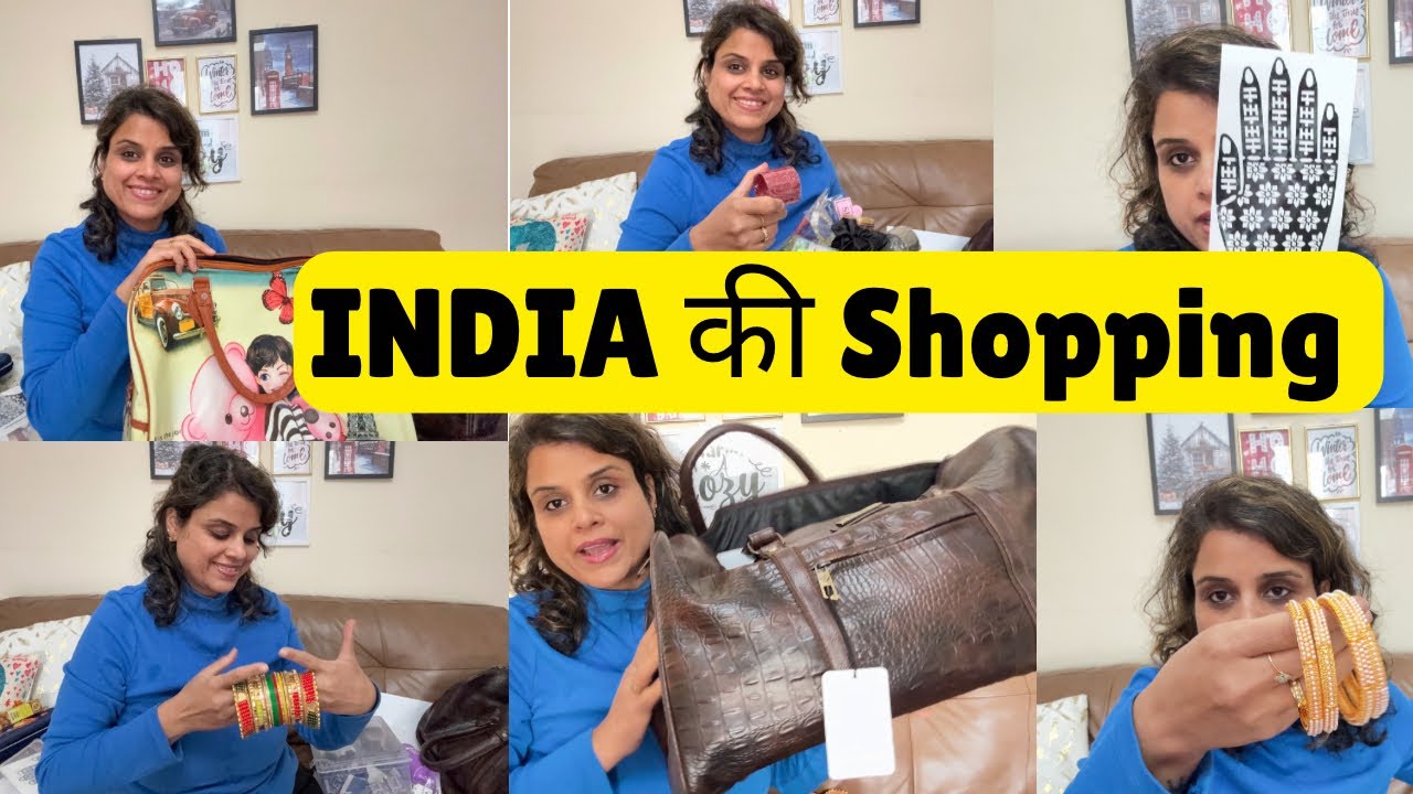 India Local Market vs Amazon Shopping Haul 🇮🇳➡️🇬🇧 | What I Bought from India to London