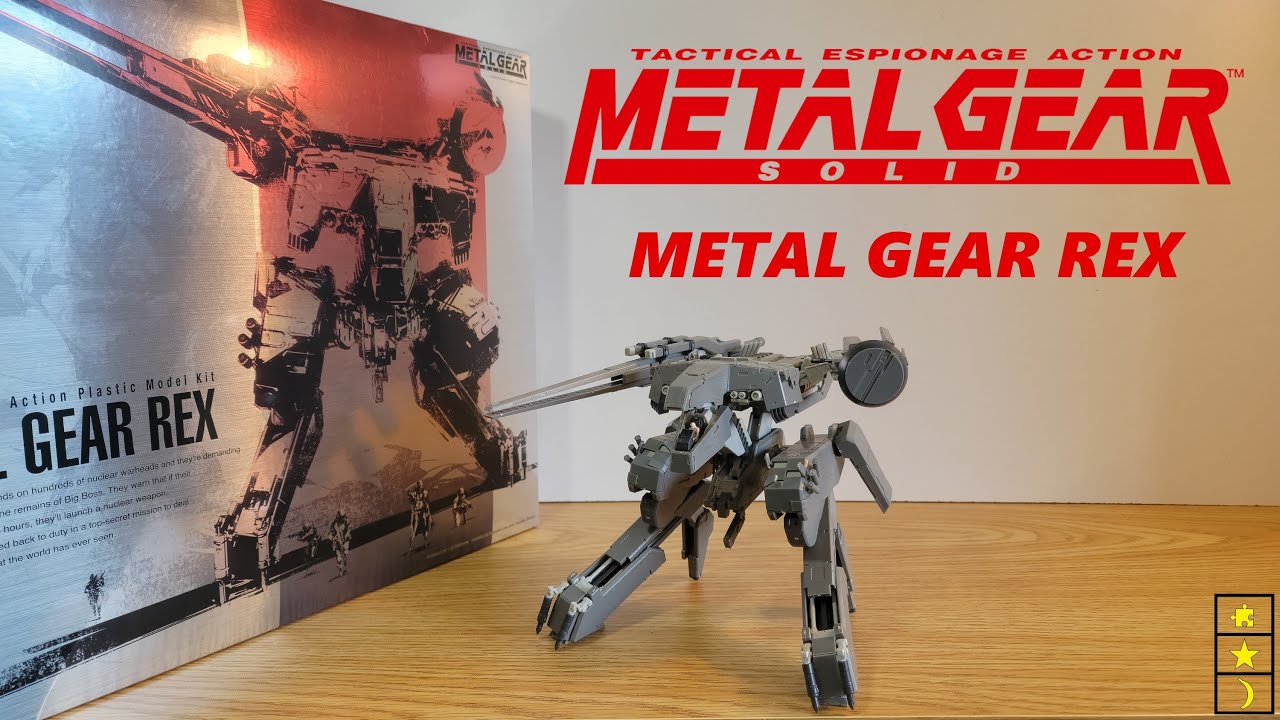 Kotobukiya Metal Gear Solid Metal Gear Rex 1/100 model kit (4K)