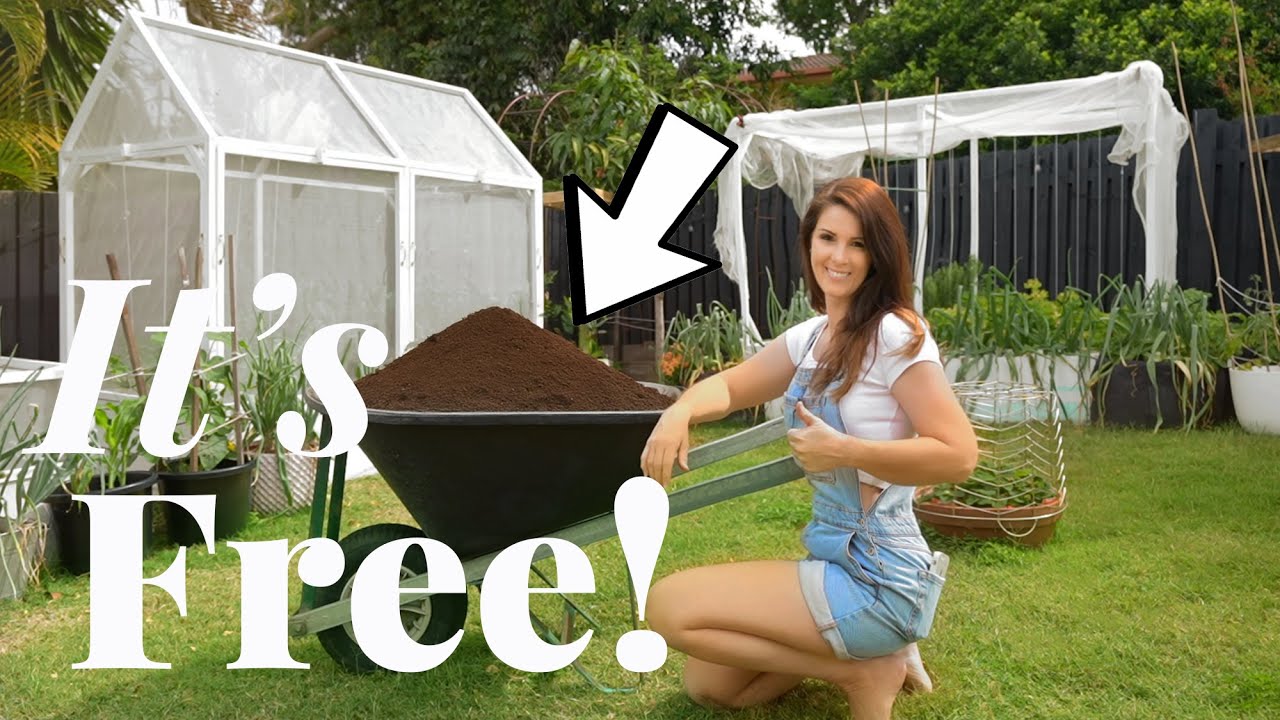 How To Make LOADS of Compost For FREE  in a Small Garden