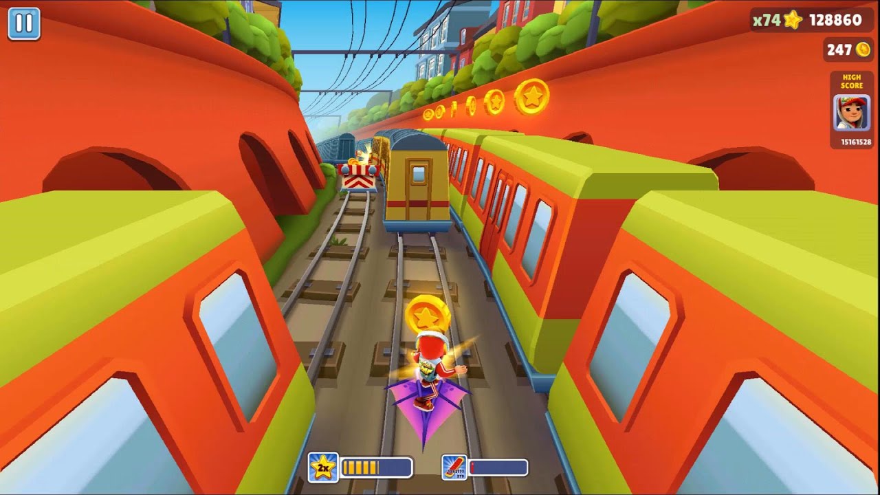 Compilation 1 Hour Playgame Subway Surfers / Subway Surf Classic Jake Star Non Stop On PC FHD