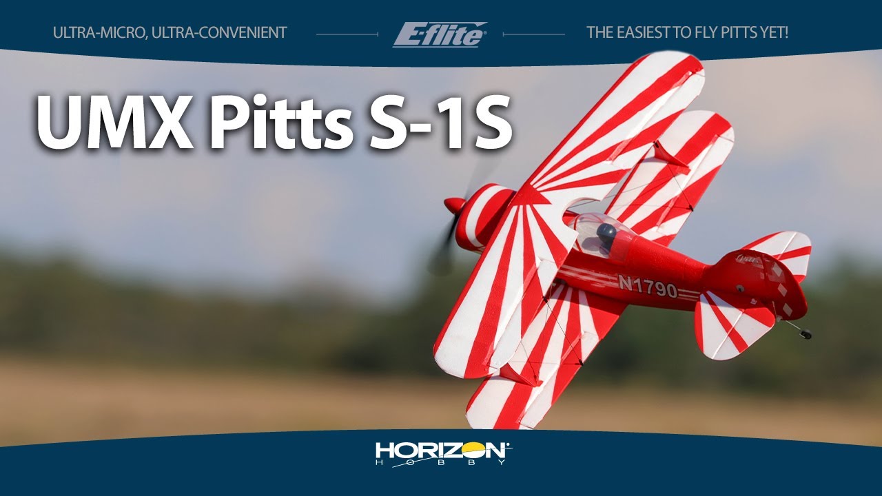 E-flite UMX Pitts S-1S | The easiest to fly Pitts yet!