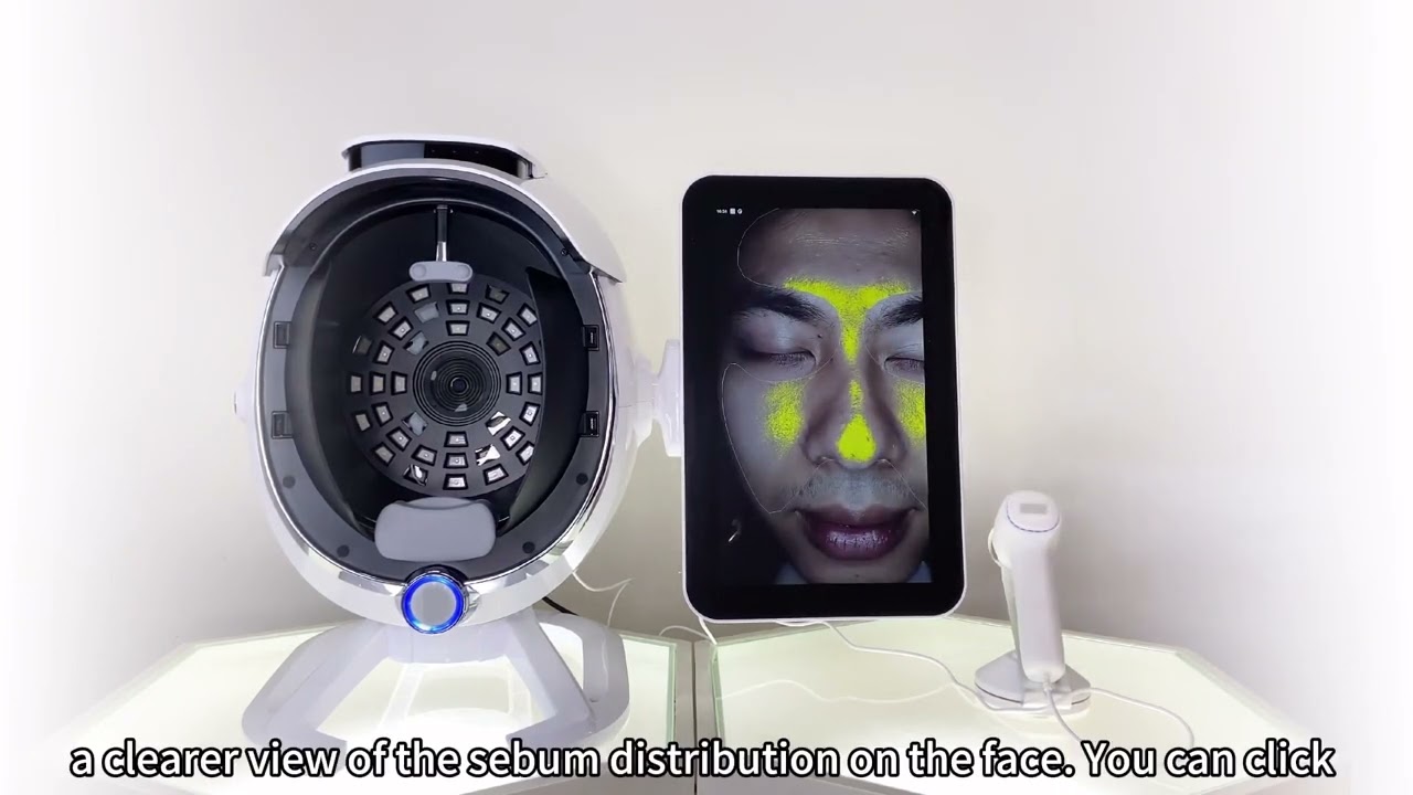 Operation Video of Bitmoji AI skin tester (ZMLH-A6)