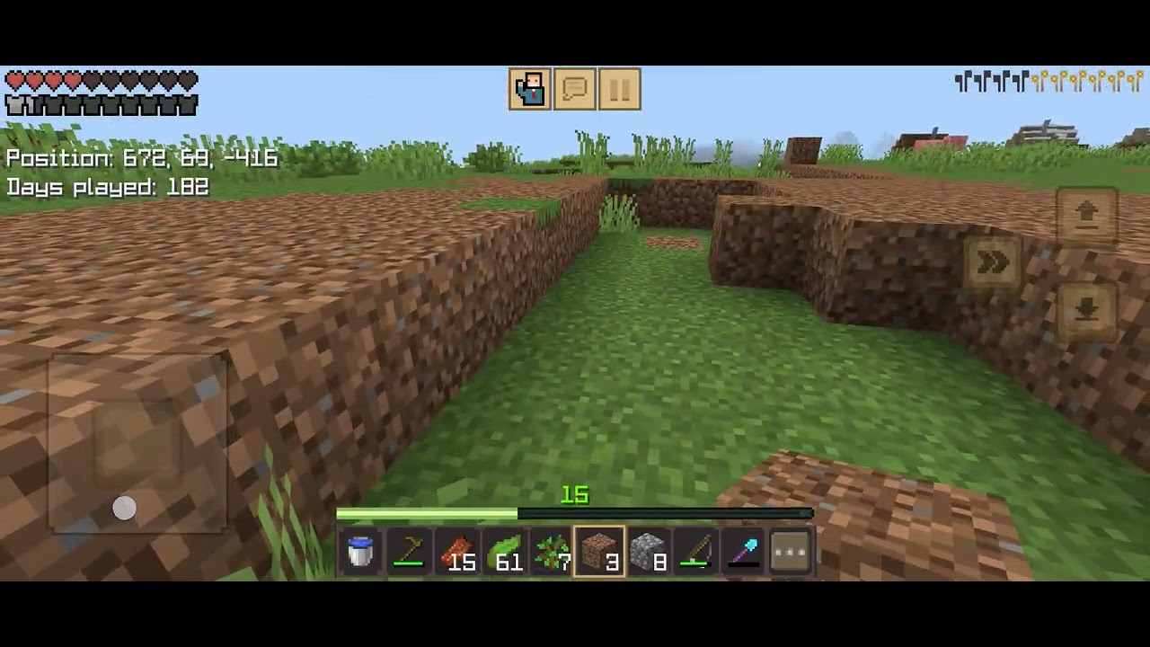 Building a castle 🏰🏰 in Minecraft 😦😁😀