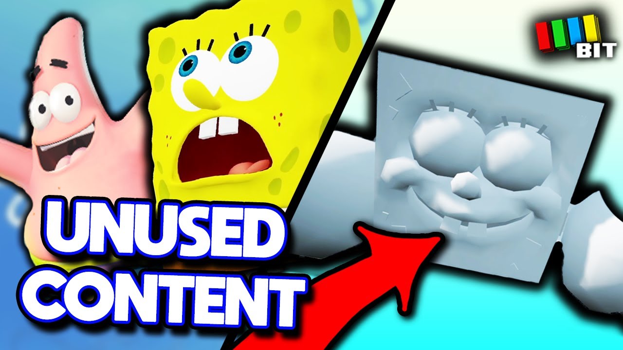 Spongebob Battle for Bikini Bottom Rehydrated LOST BITS | Unused & Unseen Content [TetraBitGaming]