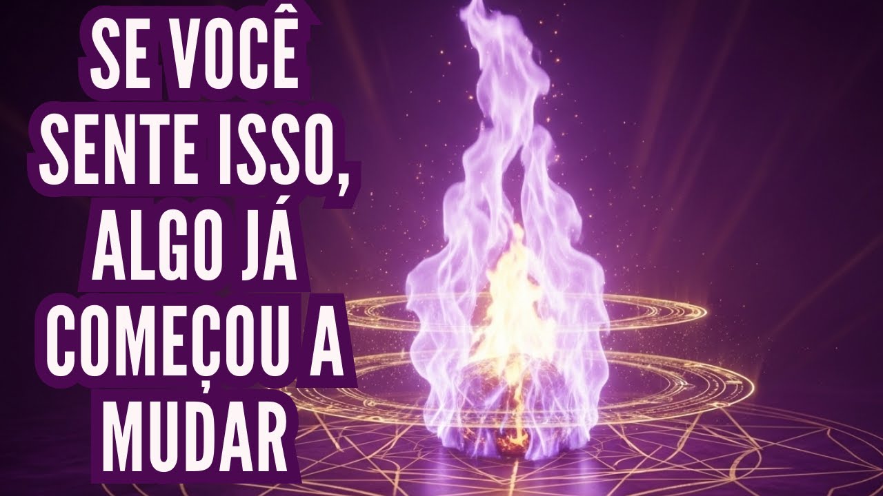 VOCÊ ESTÁ IGNORANDO ESSES SINAIS? A CHAMA VIOLETA DOURADA ESTÁ REORGANIZANDO SUA VIDA AGORA