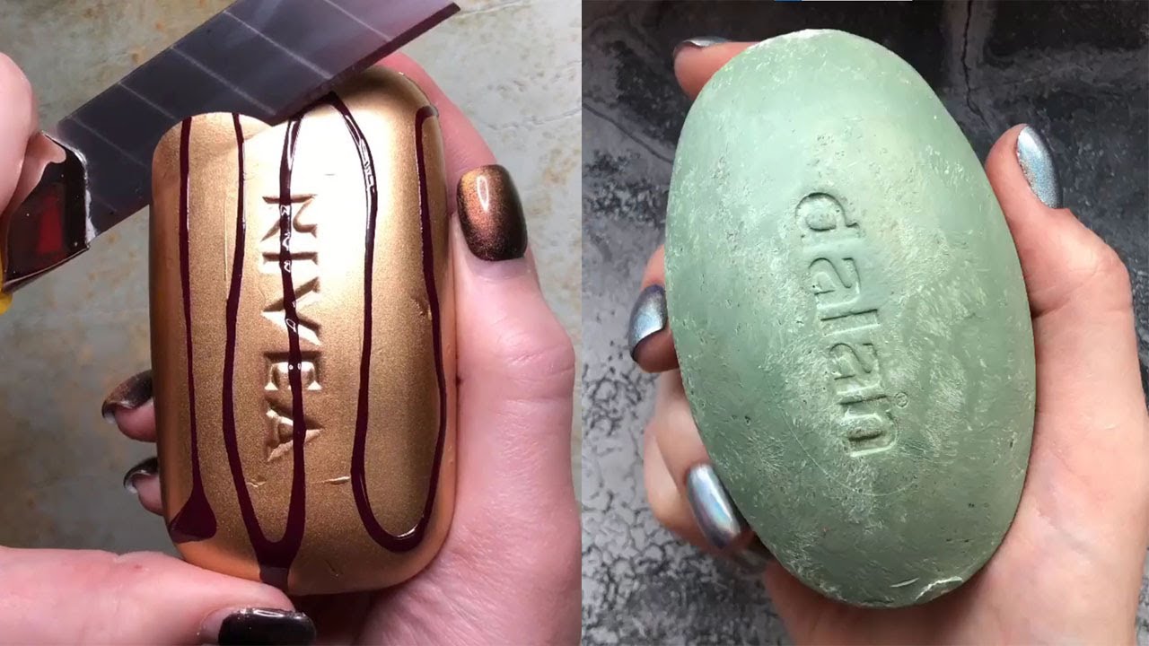 Satisfying Soap Cutting ASMR Sounds