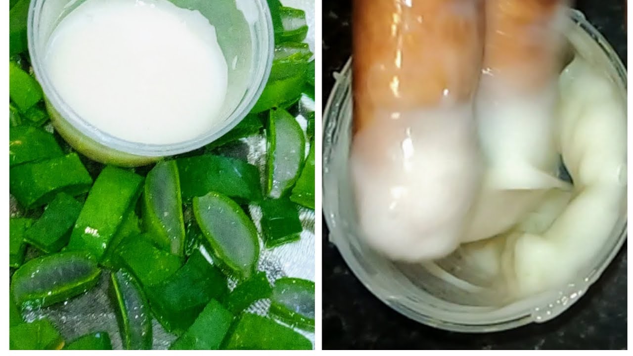 DIY Aloe Vera Face Cream