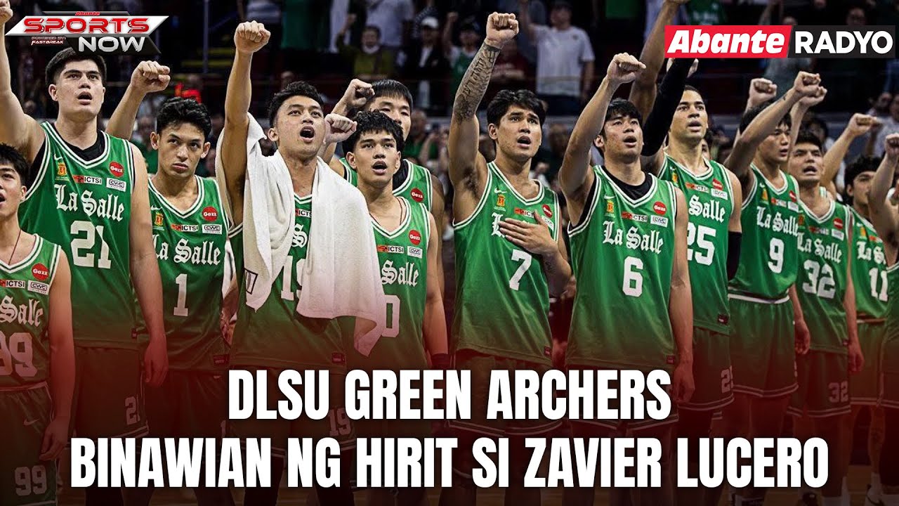 DLSU Green Archers binawian ng hirit si Zavier Lucero | SPORTS NOW