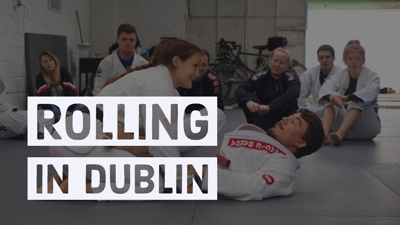 2 BJJ Black Belts training in Dublin, Ireland 🇮🇪