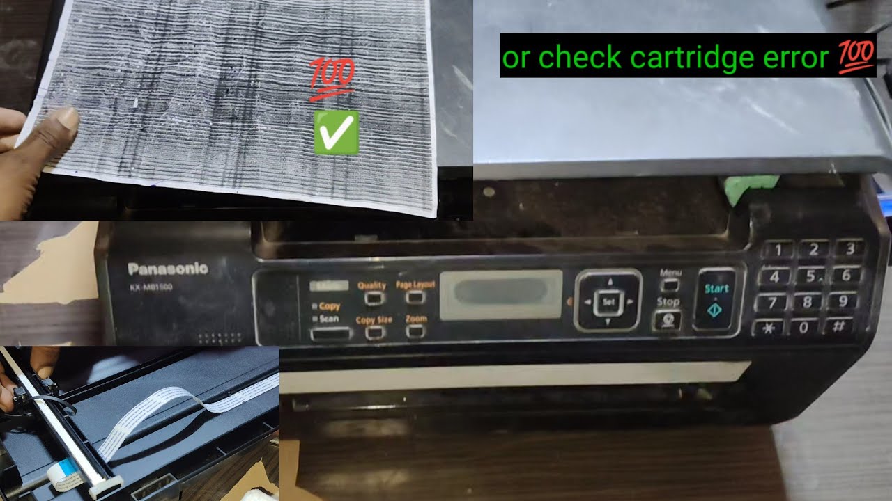 #panasonic kx-mb1500 print lains problem