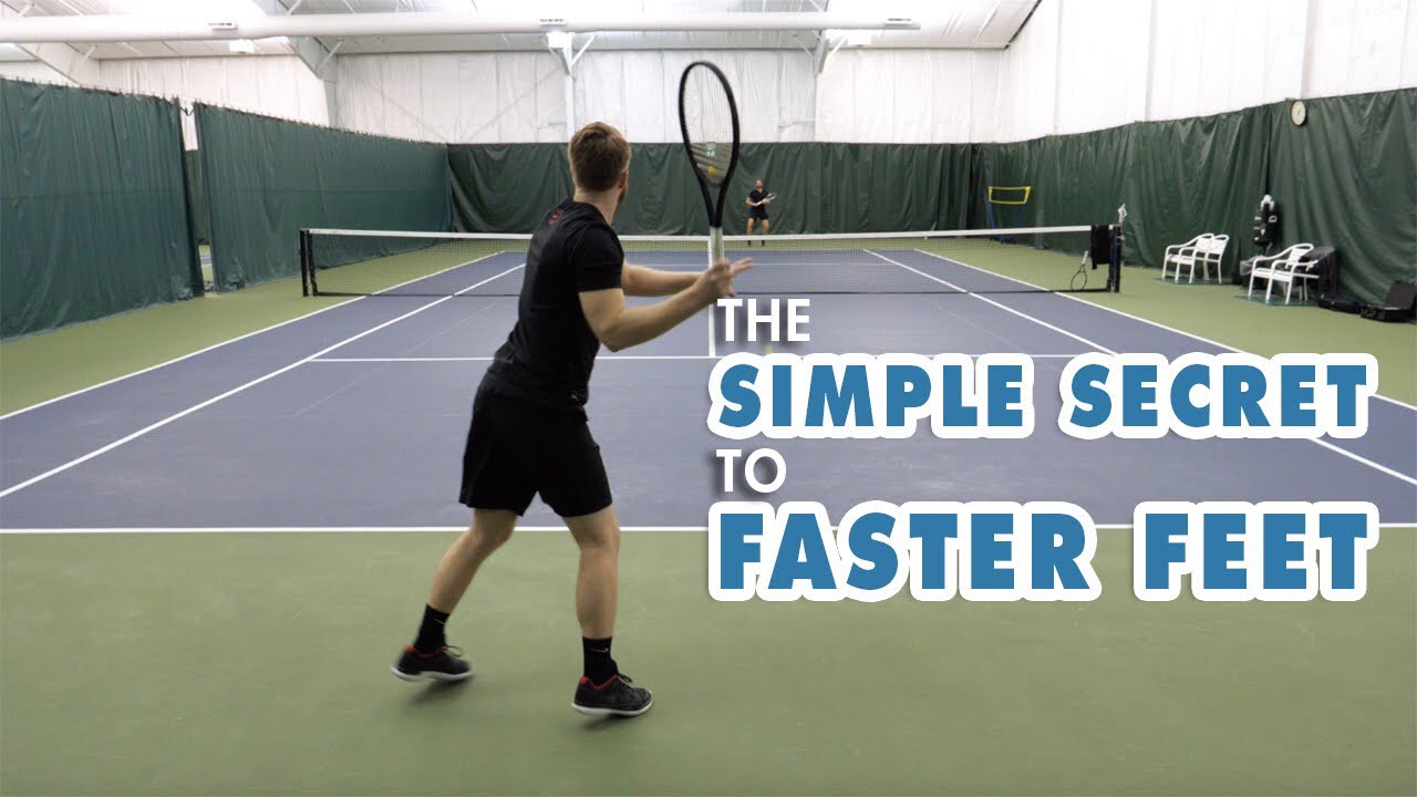 SIMPLE Tennis Footwork Drill For FASTER Feet - The 