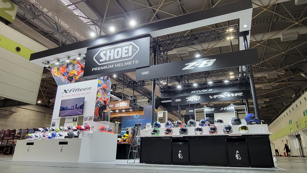 【大阪モーターサイクルショー】SHOEIさんブースから開場前生放送【新情報あり】