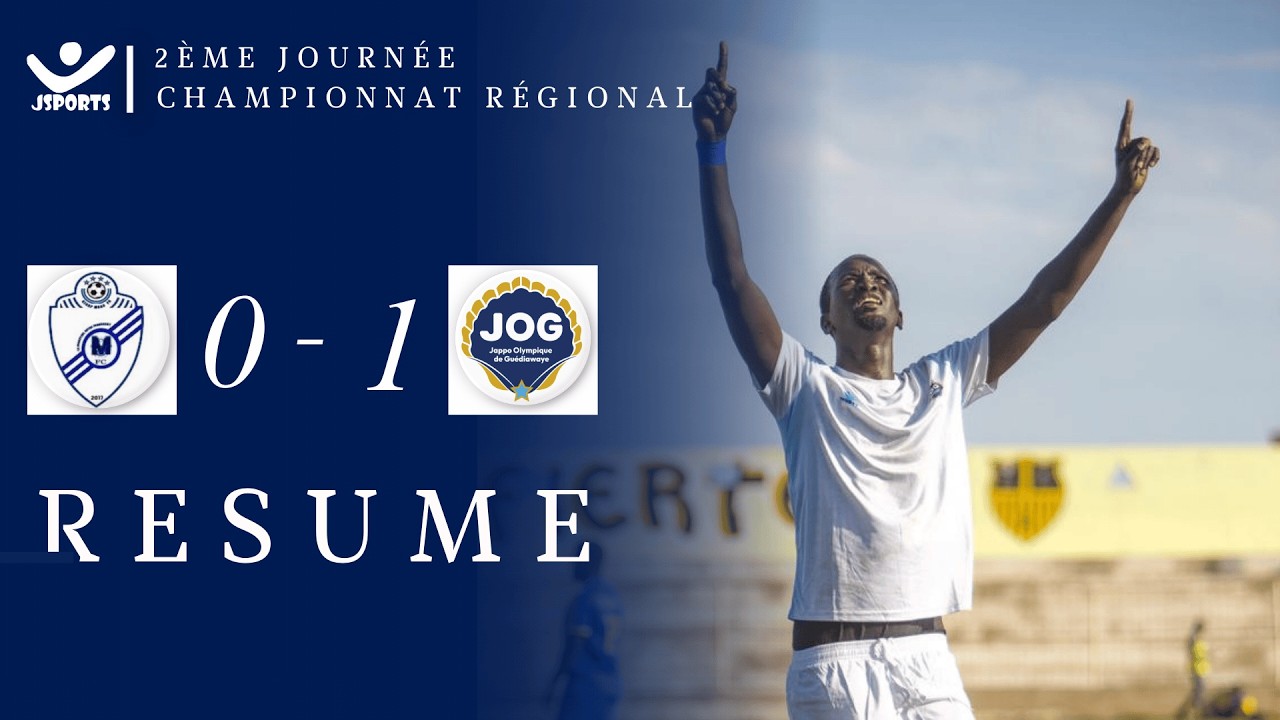 J2 CHAMPIONNAT REGIONAL | SICAP MBAO 0️⃣-1️⃣ JOG