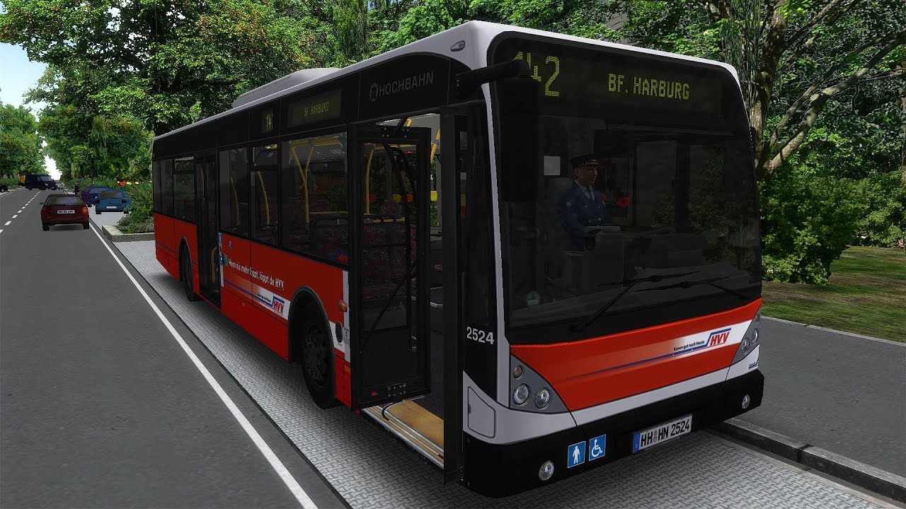 Durch Harburg mit den Van Hool A330 - Linie 142 - Let's Play OMSI 2 #222