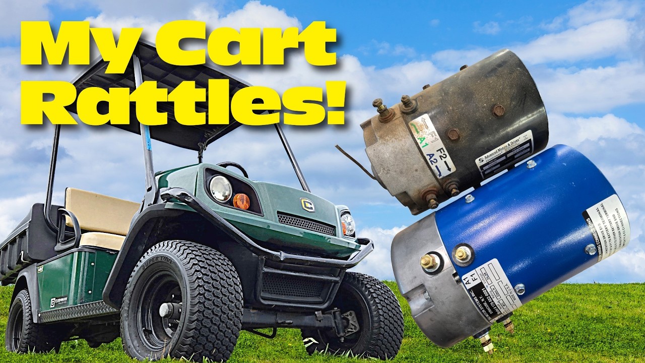Golf Cart Motor Upgrade | Fix the noises