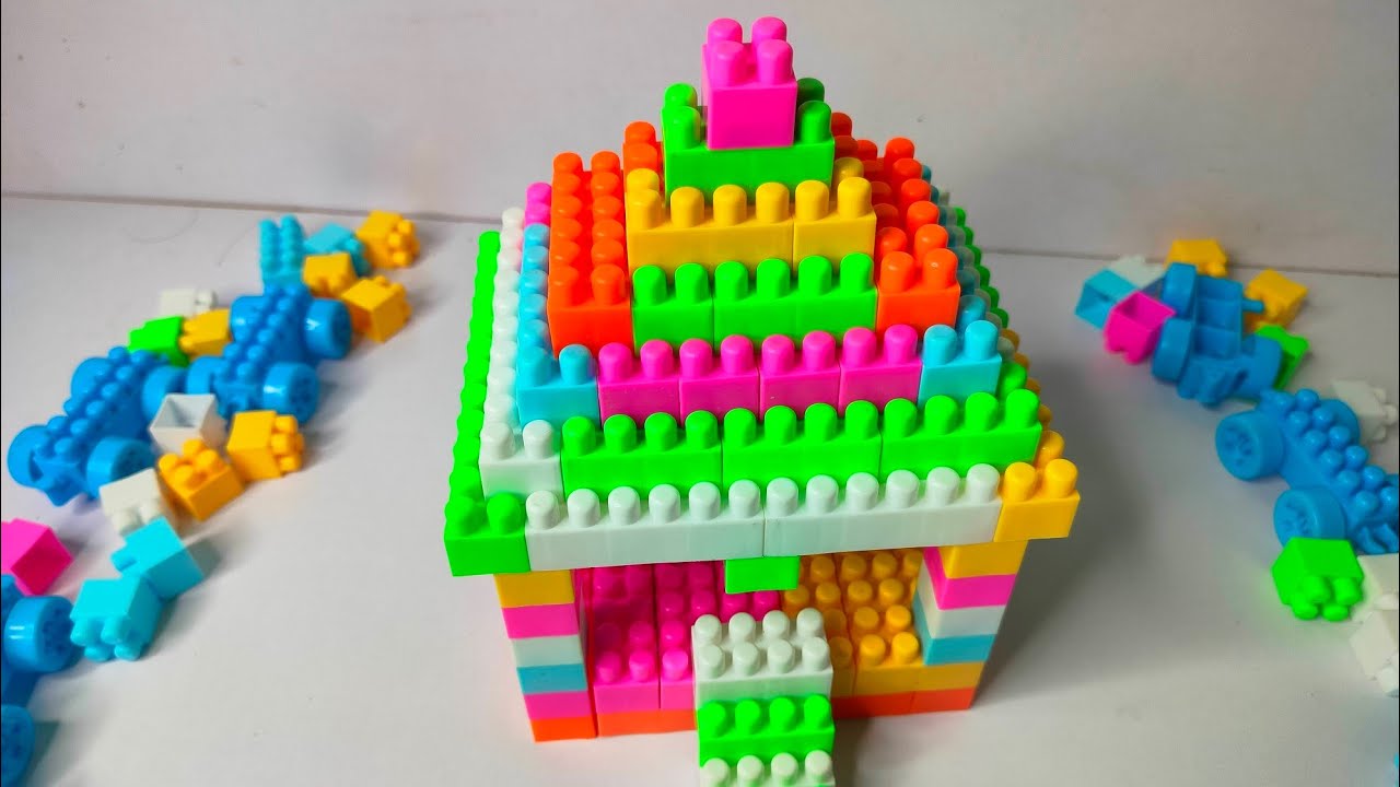 Satisfying DIY Blocks Temple / Building Blocks / Blocks Game / building blocks fun.