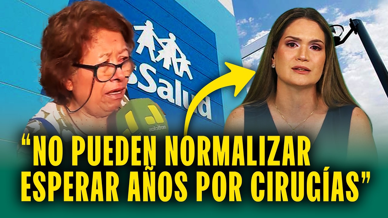 Señora llora de impotencia por esperar años una operación en Hospital Negreiros
