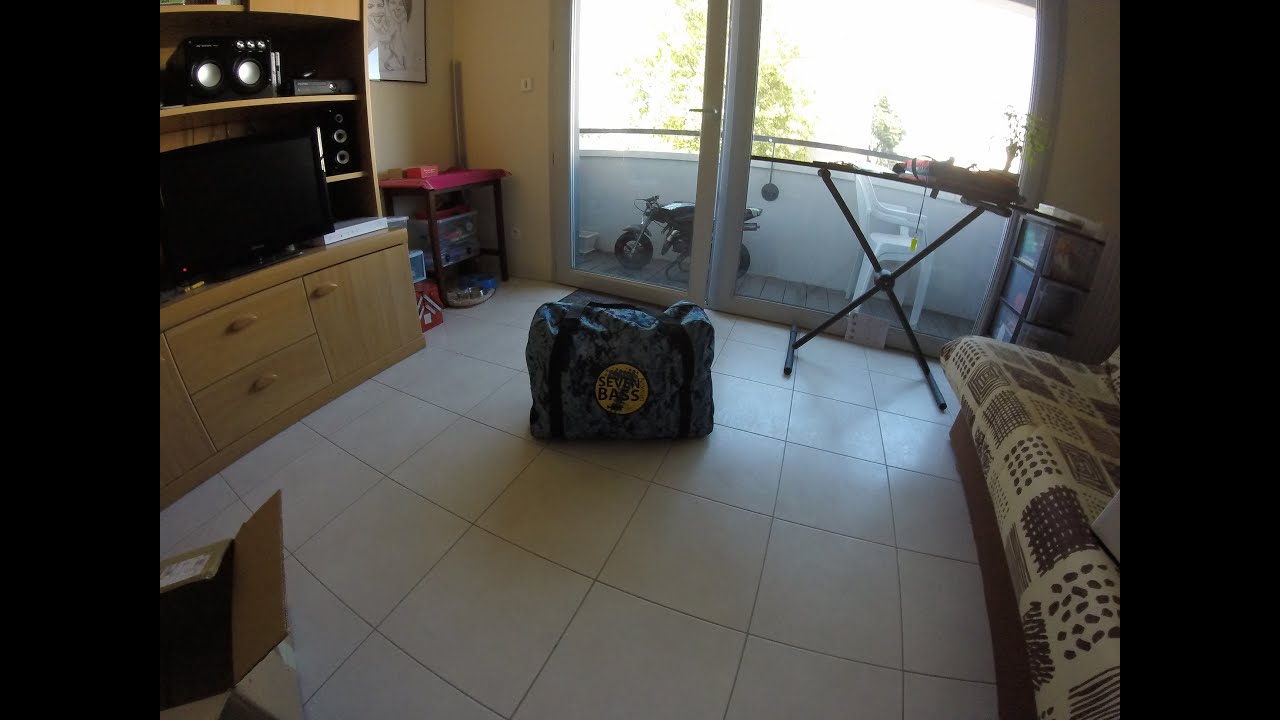 Float tube unboxing and setup(7 Bass Hard Fabric Line)
