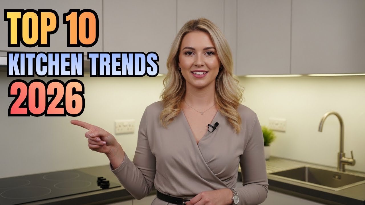 Top 10 Kitchen Design Trends 2026 | Modern Layouts, Smart Storage, Colors & Materials Ideas