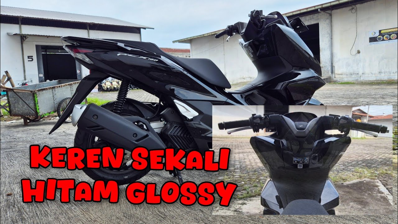Elegan & Garang 🔥New PCx 160 CBs 2025 HITAM GLOSSY !