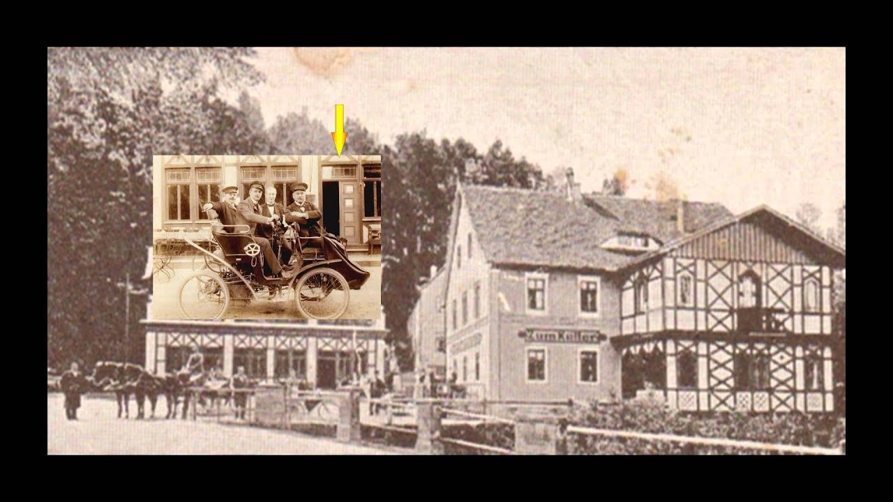 Neustadt an der Orla - Wolfersdorf 1910 Das Hotel Kellerberg