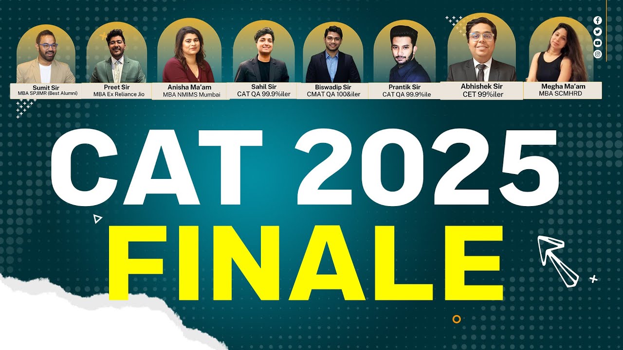 1 Day to CAT 2025 | D Day strategy | IIM L | SPJIMR | NMIMS | IIM Cal | IIM A Ft CATKing Toppers