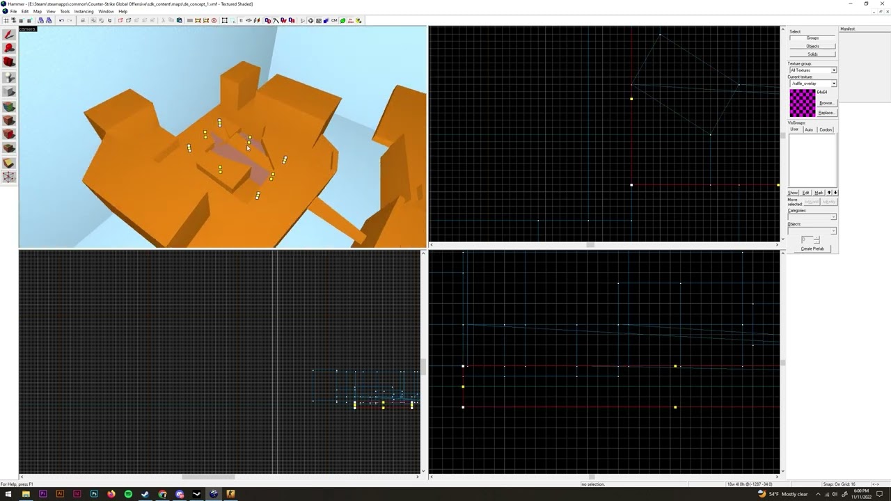 Counterstrike Level Design Timelapse