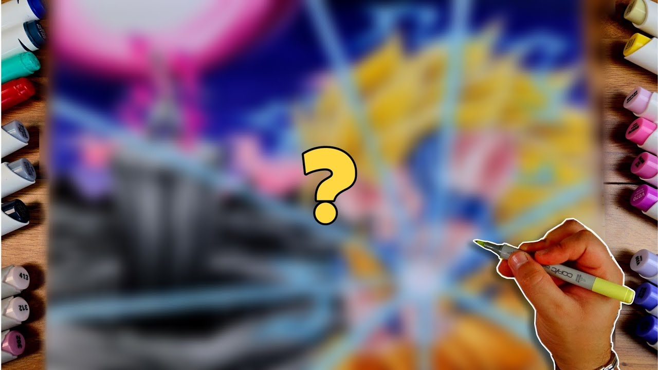 Old vs New! ReDrawing Goku SSj3 vs Kid Buu | Commission #172