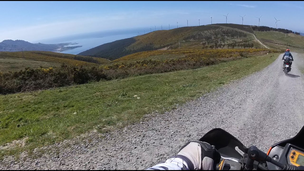 KTM 640 adventure. Ruta en moto 