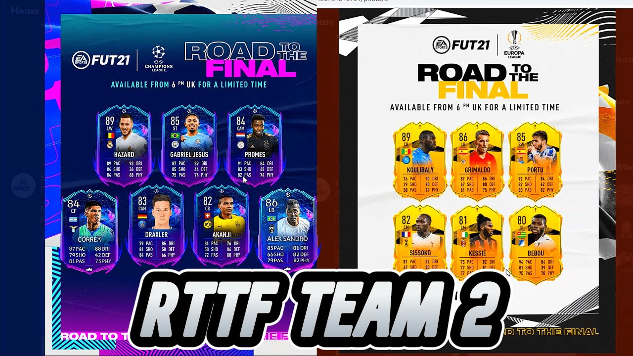 ROAD TO THE FINAL TEAM 2 REVIEW! NEW EASY OBJECTIVE & RTTF SBC 🔥 POTM SON - FIFA 21 ULTIMATE TEAM
